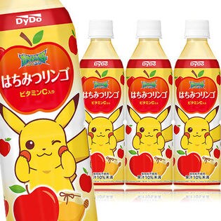 ポケモン はちみつリンゴPET500ml(ポケモンネックウォーマー1個付き)