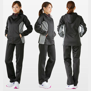 【ブラック/L-LLサイズ】SHAPECOREフィットサウナスーツ (レディース)