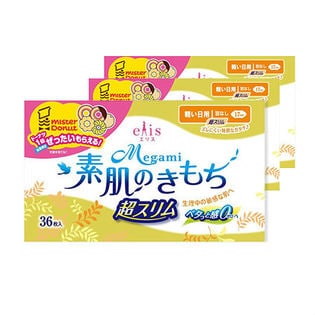 エリス Megami 超スリム 羽なし 36枚(17cm)