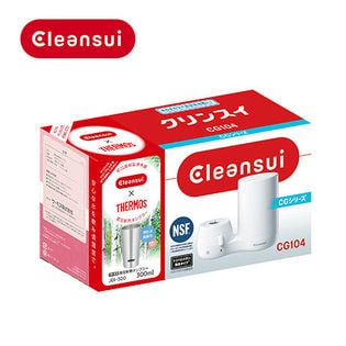 三菱ケミカル/クリンスイ蛇口直結型浄水器CG104＋サーモスタンブラーセット
