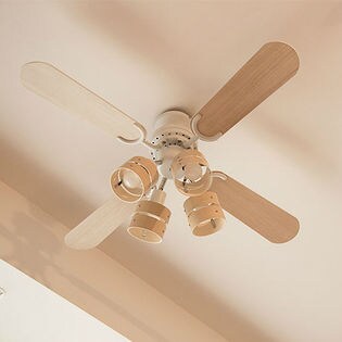 【ナチュラル】シーリングファンライト プライウッド 42インチ