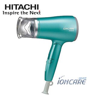 日立(HITACHI)/マイナスイオンドライヤー イオンケア(ブルーグリーン)/HD-N410(G)