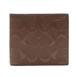 COACH　二つ折財布 / F75363 / マホガニー