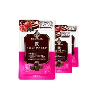 美活研究ラボチョコサプリ　(鉄＋大豆イソフラボン）