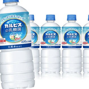 【48本】アサヒ おいしい水プラス 「カルピス」の乳酸菌PET600ml(自販機用)