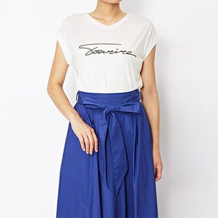 sourireロゴTシャツ【Roomy'sオリジナル】 / 52921274 / オフホワイト / F