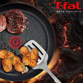 T-fal(ティファール)/IHハードチタニウム・プラス ウォックパン (28cm/IH対応) チタン エクセレンス 6層コーティング(取っ手つき)/C63019