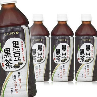 【48本】黒豆黒茶PET500ml