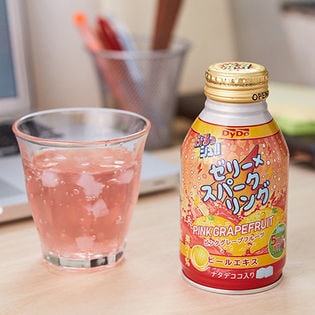 48本】ぷるっシュ!! ゼリー×スパークリング ピンクグレープフルーツを