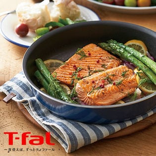 T-fal(ティファール)/インジニオ・ネオ グランブルー・プレミア フライパン (22cm/ガス火専用) チタン プレミア 5層コーティング(取っ手のとれる)/L61403