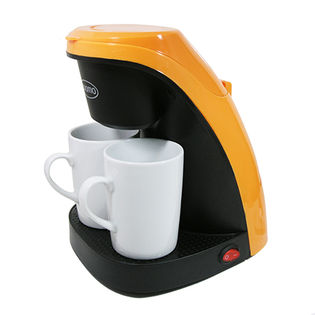 【オレンジ】2カップコーヒーメーカー