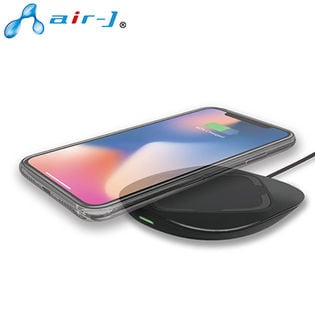 air-J(エアージェイ)/Qiワイヤレス充電パッド (※iPhoneX/8/8Plus対応) ブラック/AWJ-PD1 BK
