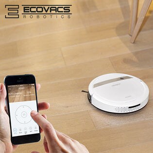 ECOVACS(エコバックス)/床用ロボット掃除機 DEEBOT (アプリ対応) プラチナホワイト/DM88 ※正規品
