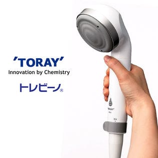 東レ/トレビーノ　浄水シャワー　トレシャワー (カートリッジ1個付) シャワーヘッド (ウォームグレー)/RS52-WG