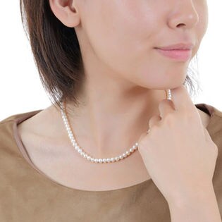 高品質 本真珠ベビーパールネックレス 5 5 5ｍｍを税込 送料込でお試し サンプル百貨店 淡水真珠専門店つやたま