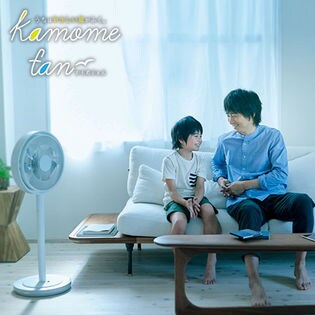 DOSHISHA(ドウシシャ)/カモメファン リビング扇風機 (やわらか羽根) 風量切替え：4段階 (DCモーター搭載/リモコン付) ホワイト/FKLT-281D WH