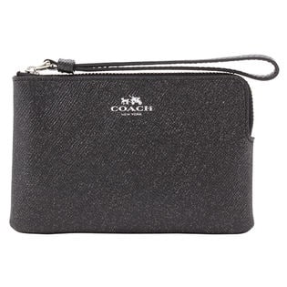 COACH　リストレットポーチ / F15154 / ラメブラック