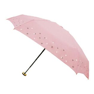 折り畳み傘 BE SUNNY リトルハートxピンク[zk-ulh-0615xpk]を税込  