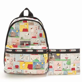 LeSportsac【×PEANUTS】BASIC BACKPACK / 7812-p687P687OS / SNOOPY
