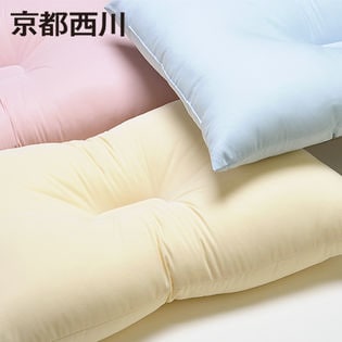 京都西川/ウォッシャブル枕 (約43×63cm)/ブルー