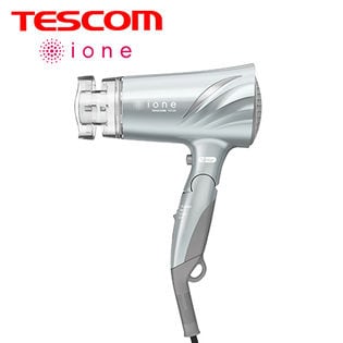 テスコム(TESCOM)/ione マイナスイオンヘアードライヤー(クールシルバー)/TID725-S