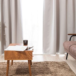 【ライトグレー/幅100cm×丈135cm】1級遮光カーテン 2枚組