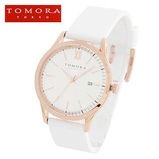 TOMORA TOKYO Classic Date / T-1605 / ローズゴールド×ホワイト