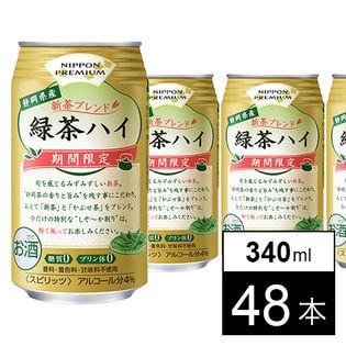 NIPPON PREMIUM 静岡県産 新茶ブレンド緑茶ハイ 340ml