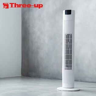 Three-up(スリーアップ)/スリムタワーファン(ダークブラウン)/EFT-1604DB