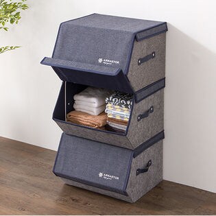 ブラウン/6点セット】収納ボックス スタッキングボックス 幅38cmを税込