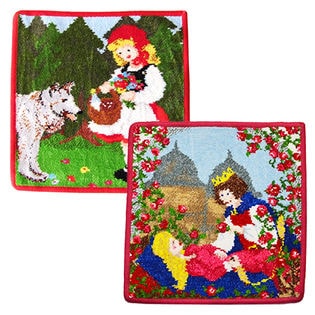 【赤ずきん&眠り姫】【25cm×25cm 2枚SET】FEILER（フェイラー）ハンカチ/Fairy Tales