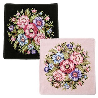 Black & Pink】【30cm×30cm 2枚SET】FEILER（フェイラー）ハンカチ  