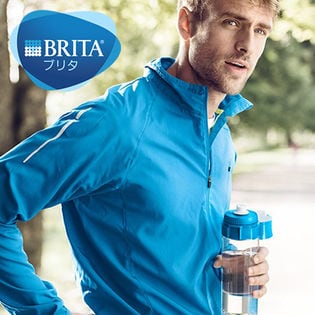 BRITA(ブリタ)/フィル&ゴー (カートリッジ2個付) 浄水フィルター付きボトル(600ml)/ブルー ※正規品