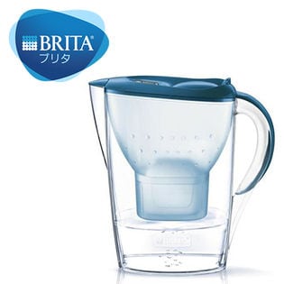 BRITA(ブリタ)/マレーラ Cool ポット型浄水器 (カートリッジ1個付/適正容量：1.4L)/ベーシックブルー ※正規品