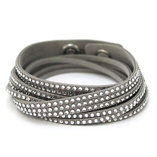ライトグレー】SWAROVSKI(スワロフスキー) スレイク ブレスレット 