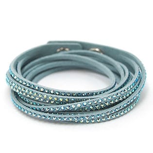 ライトブルー】SWAROVSKI(スワロフスキー) スレイク ブレスレット 