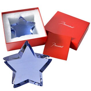 Baccarat バカラ ザンザンスター ペーパーウェイト ブルー 星