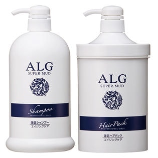 アルグ(ALG) スーパーマッド シャンプーM 1000ml & ヘアパックM 1000g