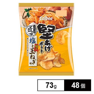 カルビー 堅あげポテト匠味塩と揚げ玉ねぎ味 73g