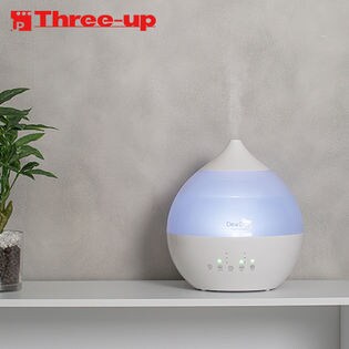 スリーアップ/ハイブリッド加湿器「デュードロップL」 (木目調 ナチュラルウッド)/HFT-1718NW