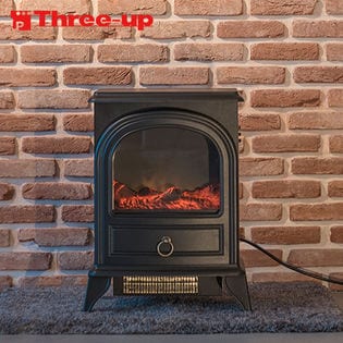 スリーアップ/ノスタルジア 暖炉型ヒーター (ホワイト)/CHT-1540WH