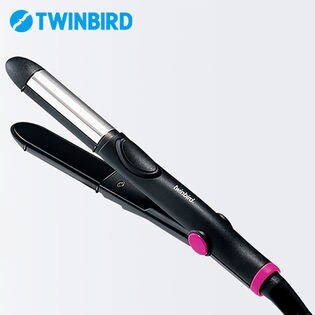 ツインバード(TWINBIRD)/ミニヘアアイロン (ブラック)/HI-2732B
