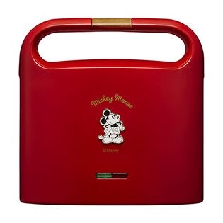 ミッキー Disney ディズニー ホットサンドメーカー レッド レシピ付き Tsh 701drdを税込 送料込でお試し サンプル百貨店 ドウシシャ