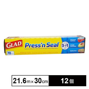 [1ケース/12個入り]GLAD(グラッド)/Press'n Seal プレス&シール (食品包装用ラップフィルム)