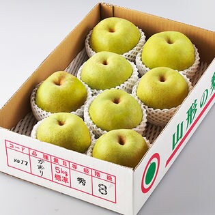 秀品]山形県産かおり梨5kg(6～10玉)を税込・送料込でお試し｜サンプル