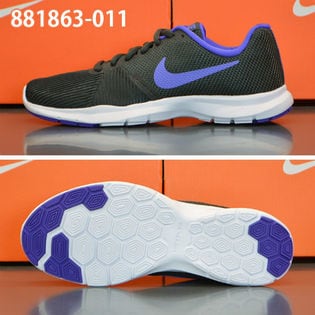 [25cm][NIKE(ナイキ)]FLEX BIJOUX WMNS スニーカー[ANTHRACITE/PERSIAN VIOLET]/881863-011