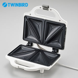ツインバード(TWINBIRD)/ツインホットサンドメーカー(ホワイト)/HP-4367W