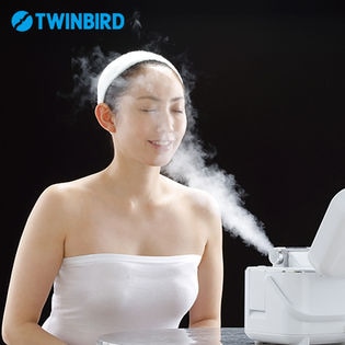 ツインバード(TWINBIRD)/フェイススチーマー(ホワイト)/SH-2786W
