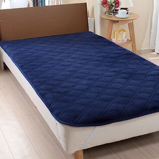 【1円スタート送料無料】ダブル用　ガマカ工業　蓄熱中わた＆あったかシート入り　フェイクファー　やわらか敷きパッド 吸湿発熱 かるfuwa6層構造掛け布団（アルミシート・蓄熱わた入り）（ウォームコア）