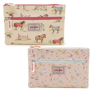 2柄/ポニー&ユニコーン柄]Cath Kidston(キャスキッドソン)ペンケース